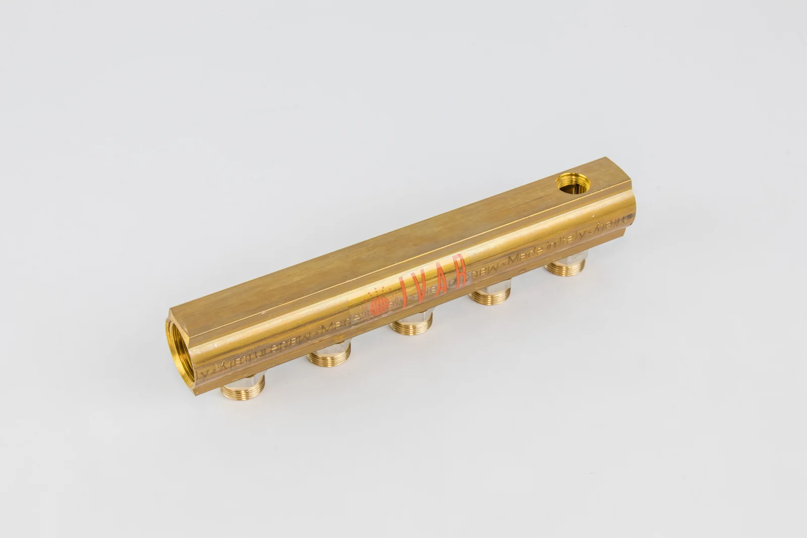 Begetube Verdeler voor CV messing Begetube 1" + 5 x M24 met ontluchting