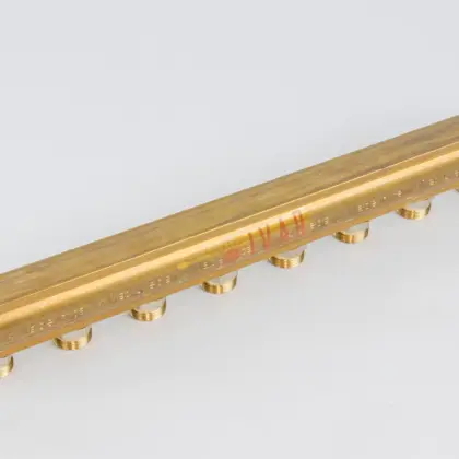 Begetube Verdeler voor CV messing Begetube 1" + 8 x M24 met ontluchting