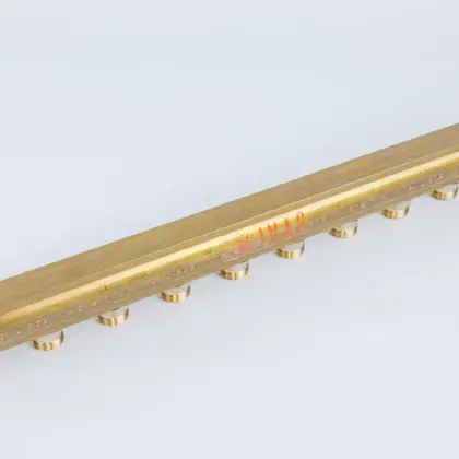 Begetube Verdeler voor CV messing Begetube 1" + 10 x M24 met ontluchting