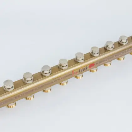 Begetube Verdeler voor CV messing Begetube 1" + 10 x M24 met ontluchting