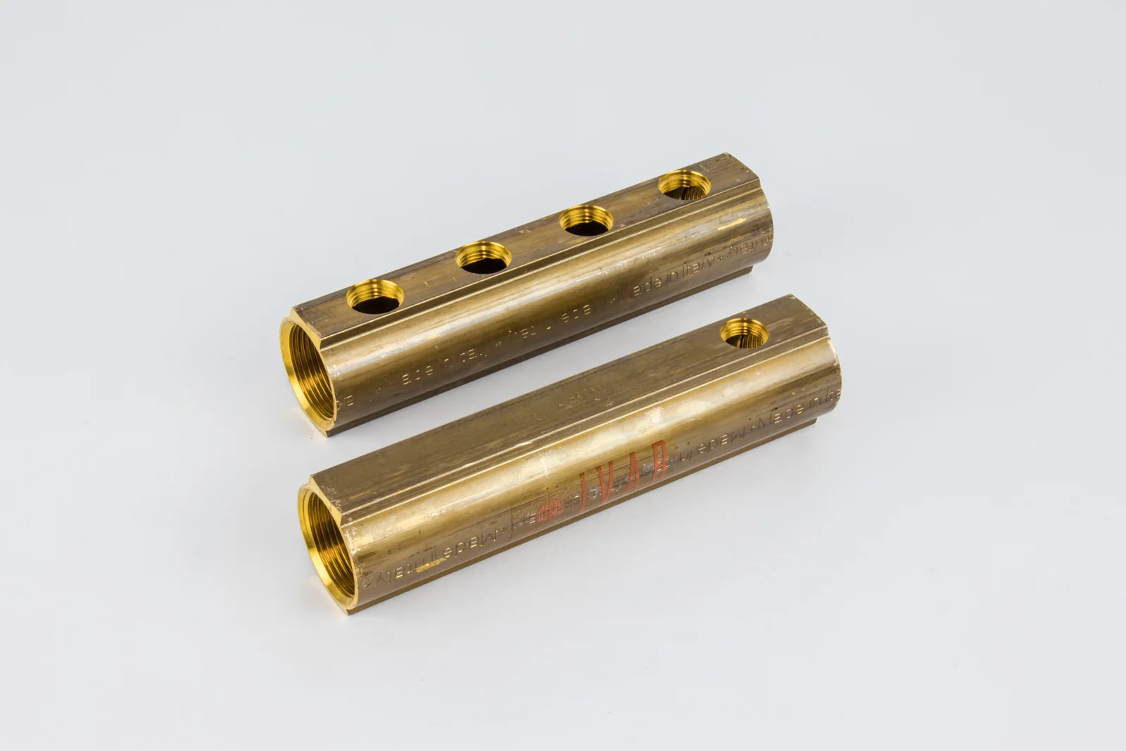 Begetube Verdeler voor CV messing Begetube 5/4" + 4 x 1/2" met ontluchting