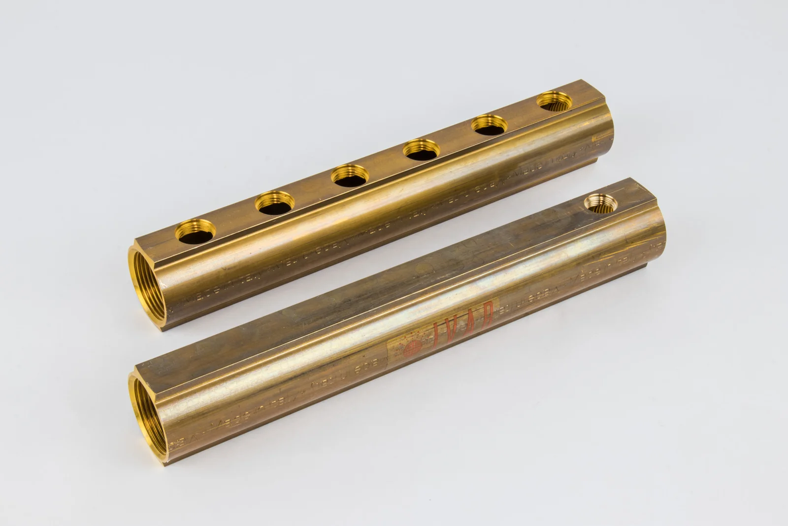 Begetube Verdeler voor CV messing Begetube 5/4" + 6 x 1/2" met ontluchting