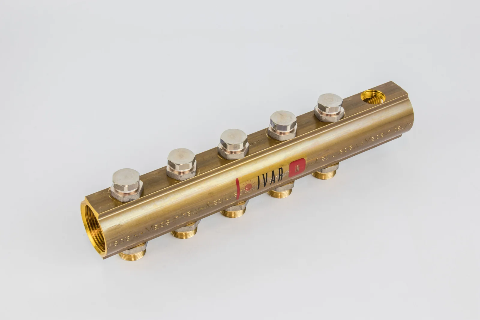 Begetube Verdeler voor CV messing Begetube 5/4" + 5 x M24 met ontluchting
