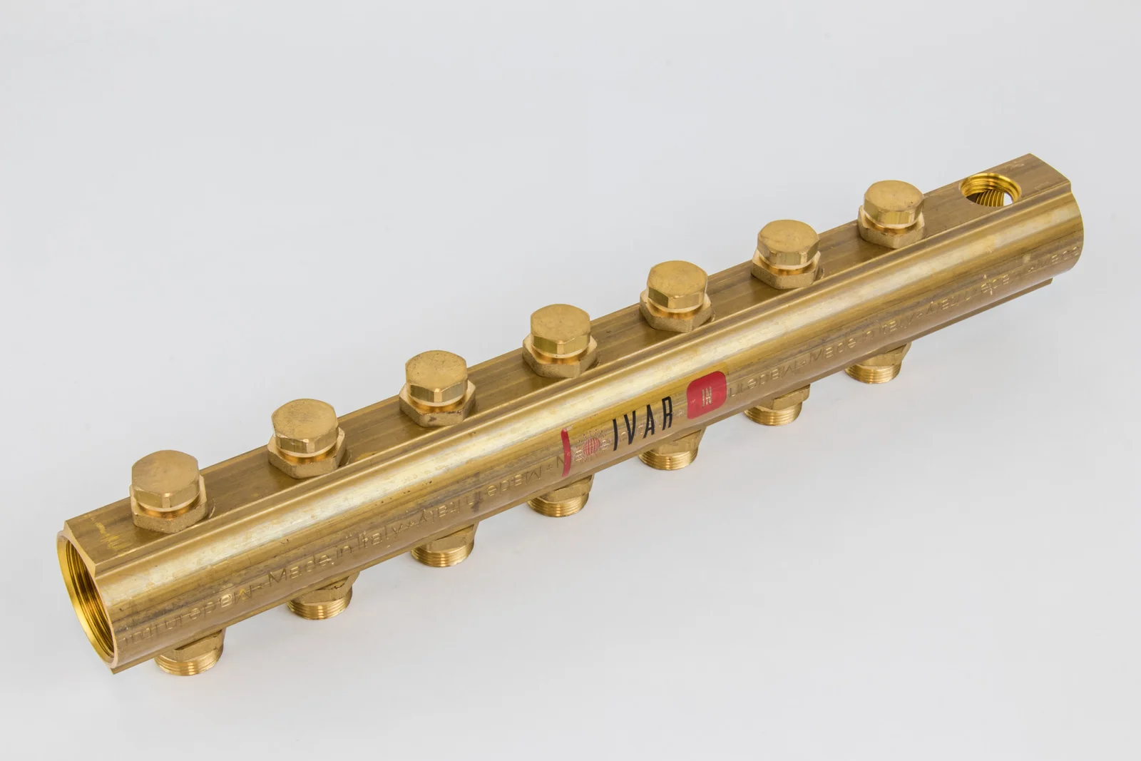 Begetube Verdeler voor CV messing Begetube 5/4" + 7 x M24 met ontluchting