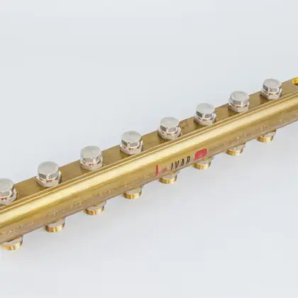Begetube Verdeler voor CV messing Begetube 5/4" + 8 x M24 met ontluchting