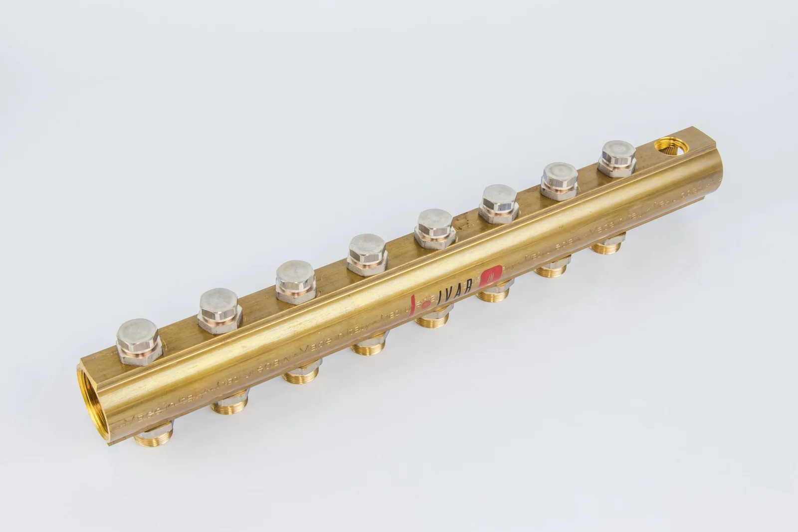 Begetube Verdeler voor CV messing Begetube 5/4" + 8 x M24 met ontluchting