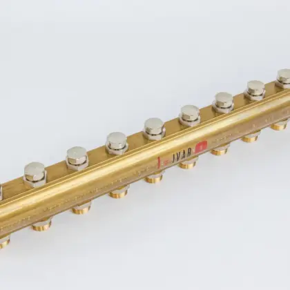 Begetube Verdeler voor CV messing Begetube 5/4" + 9 x M24 met ontluchting