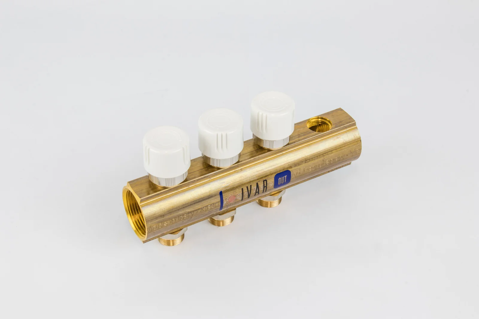 Begetube Verdeler voor CV messing Begetube 5/4" + 3 x M24 met ontluchting