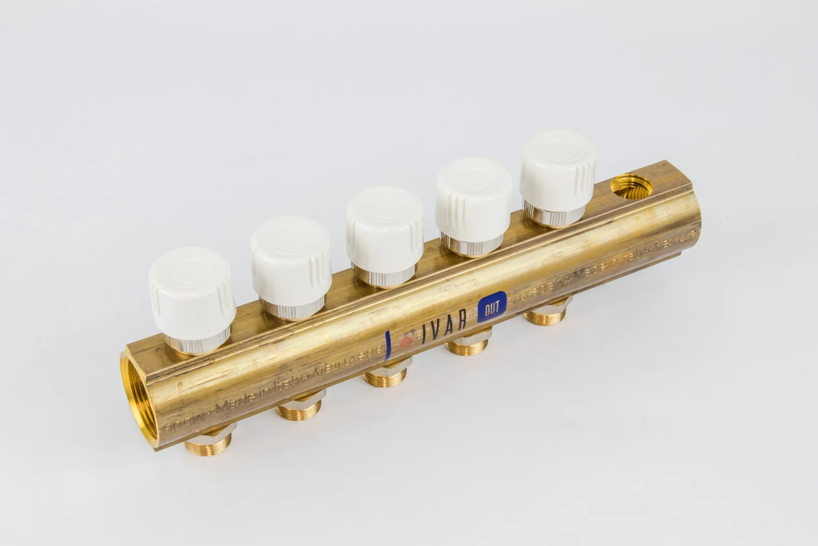 Begetube Verdeler voor CV messing Begetube 5/4" + 5 x M24 met ontluchting