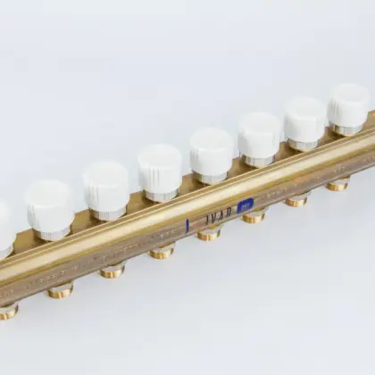 Begetube Verdeler voor CV messing Begetube 5/4" + 8 x M24 met ontluchting