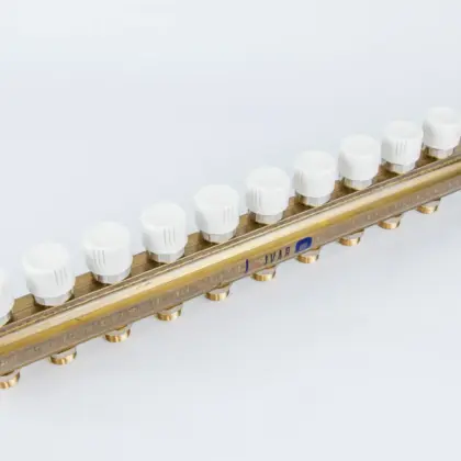 Begetube Verdeler voor CV messing Begetube 5/4" + 10 x M24 met ontluchting