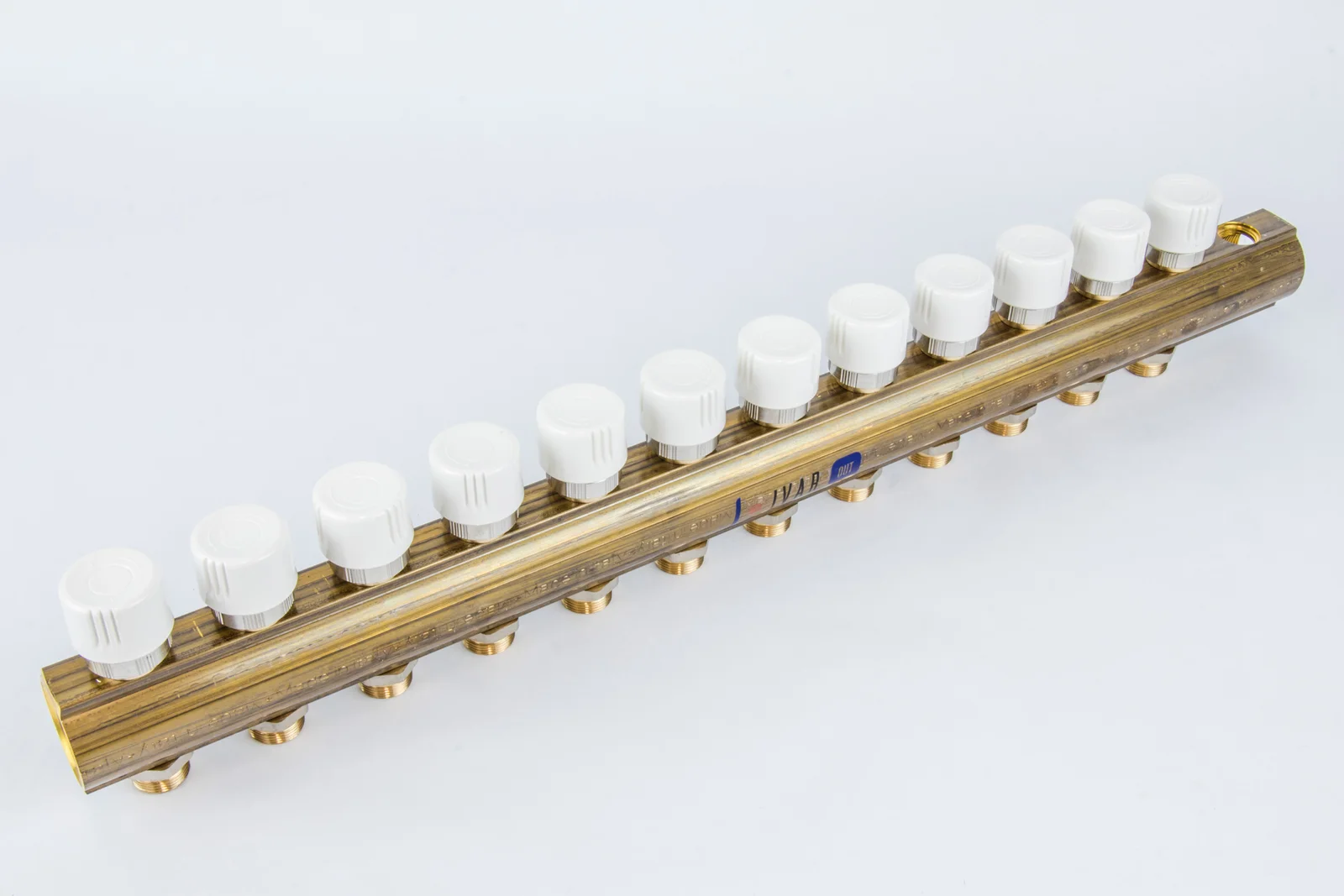 Begetube Verdeler voor CV messing Begetube 5/4" + 12 x M24 met ontluchting