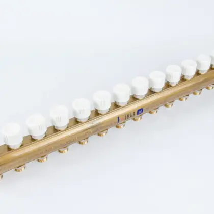 Begetube Verdeler voor CV messing Begetube 5/4" + 13 x M24 met ontluchting