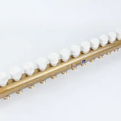 Begetube Verdeler voor CV messing Begetube 5/4" + 14 x M24 met ontluchting