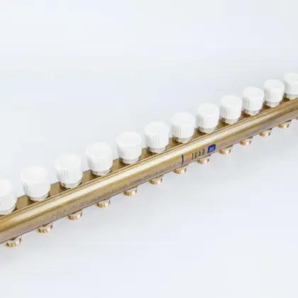Begetube Verdeler voor CV messing Begetube 5/4" + 15 x M24 met ontluchting