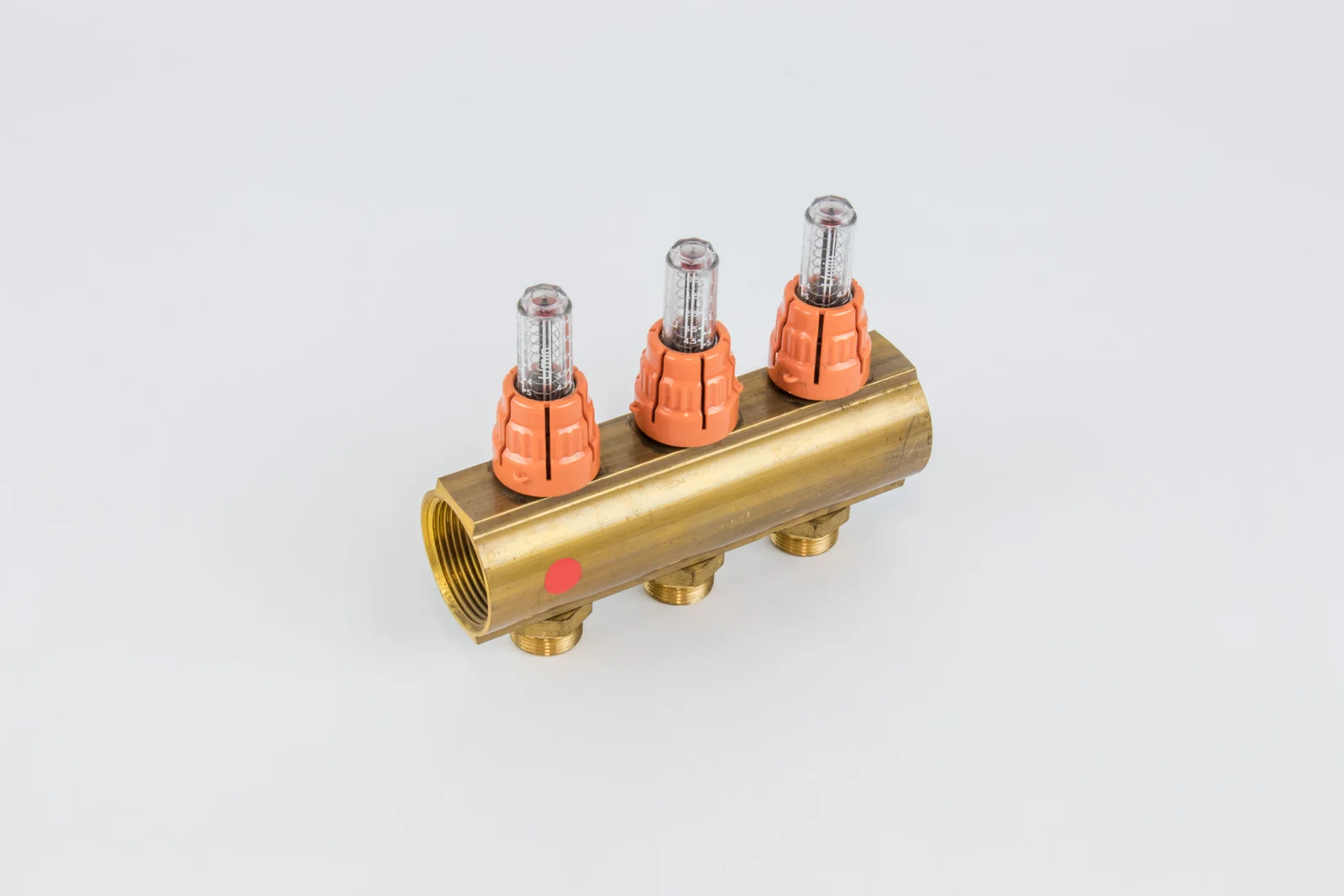 Begetube Verdeler voor CV messing Begetube 5/4" + 3 x M24 met debietmeter 203120003