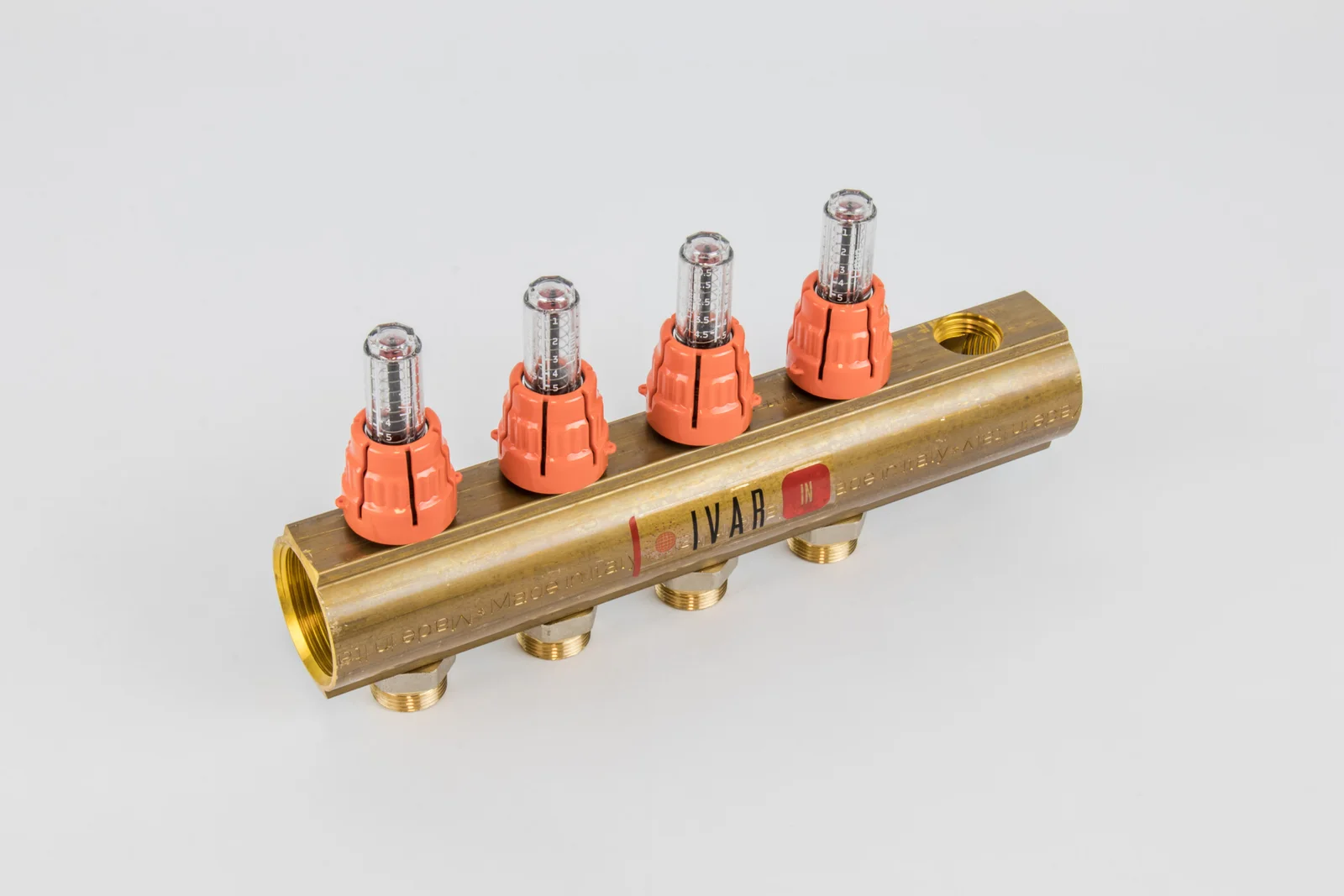 Begetube Verdeler voor CV messing Begetube 5/4" + 4 x M24 met ontluchting