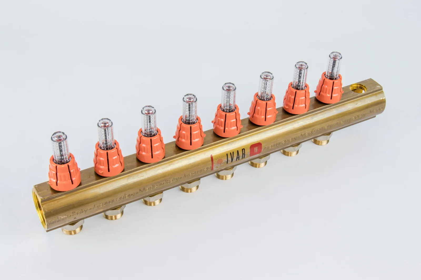 Begetube Verdeler voor CV messing Begetube 5/4" + 8 x M24 met ontluchting