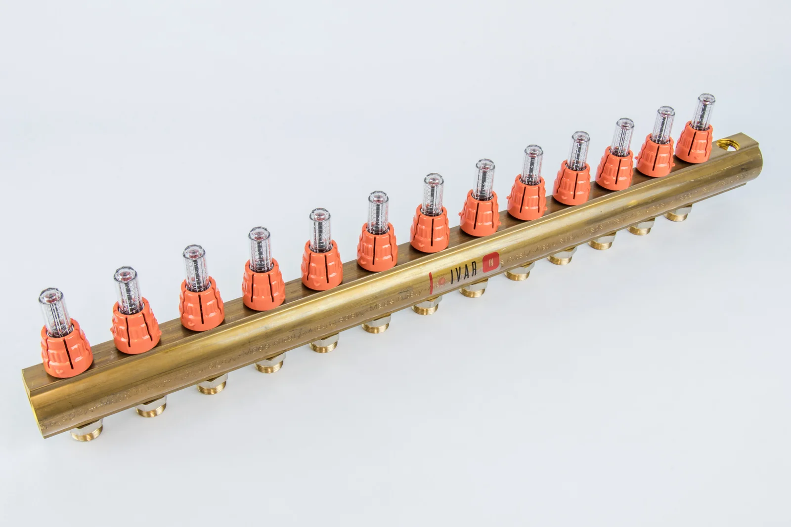 Begetube Verdeler voor CV messing Begetube 5/4" + 13 x M24 met ontluchting