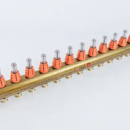 Begetube Verdeler voor CV messing Begetube 5/4" + 14 x M24 met ontluchting