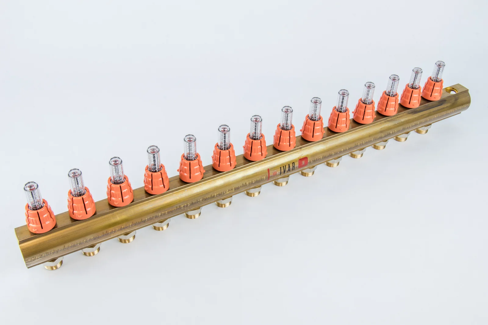 Begetube Verdeler voor CV messing Begetube 5/4" + 14 x M24 met ontluchting