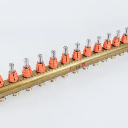 Begetube Verdeler voor CV messing Begetube 5/4" + 15 x M24 met ontluchting