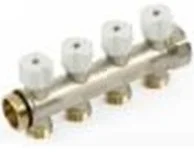 Begetube Verdeler voor CV messing Begetube 1" + 4 x M24 wit 225101004