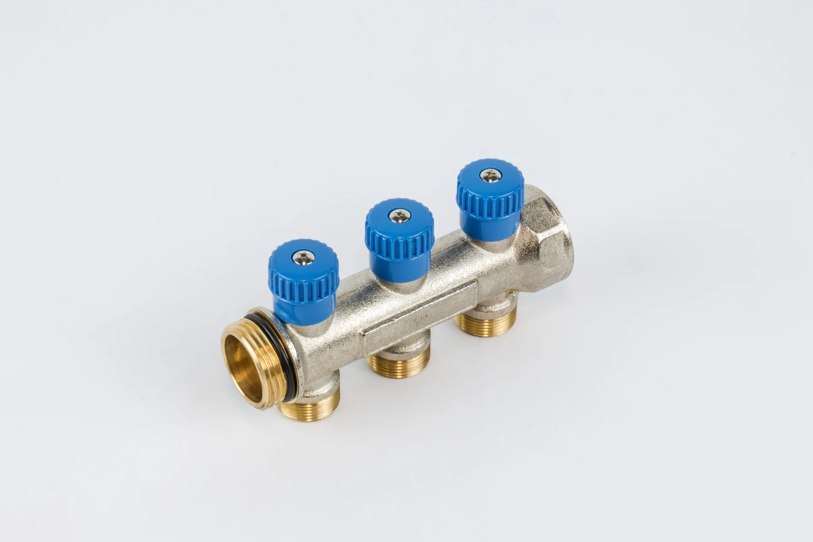 Begetube Verdeler voor CV messing Begetube 1" + 3 x M24 blauw 225101203