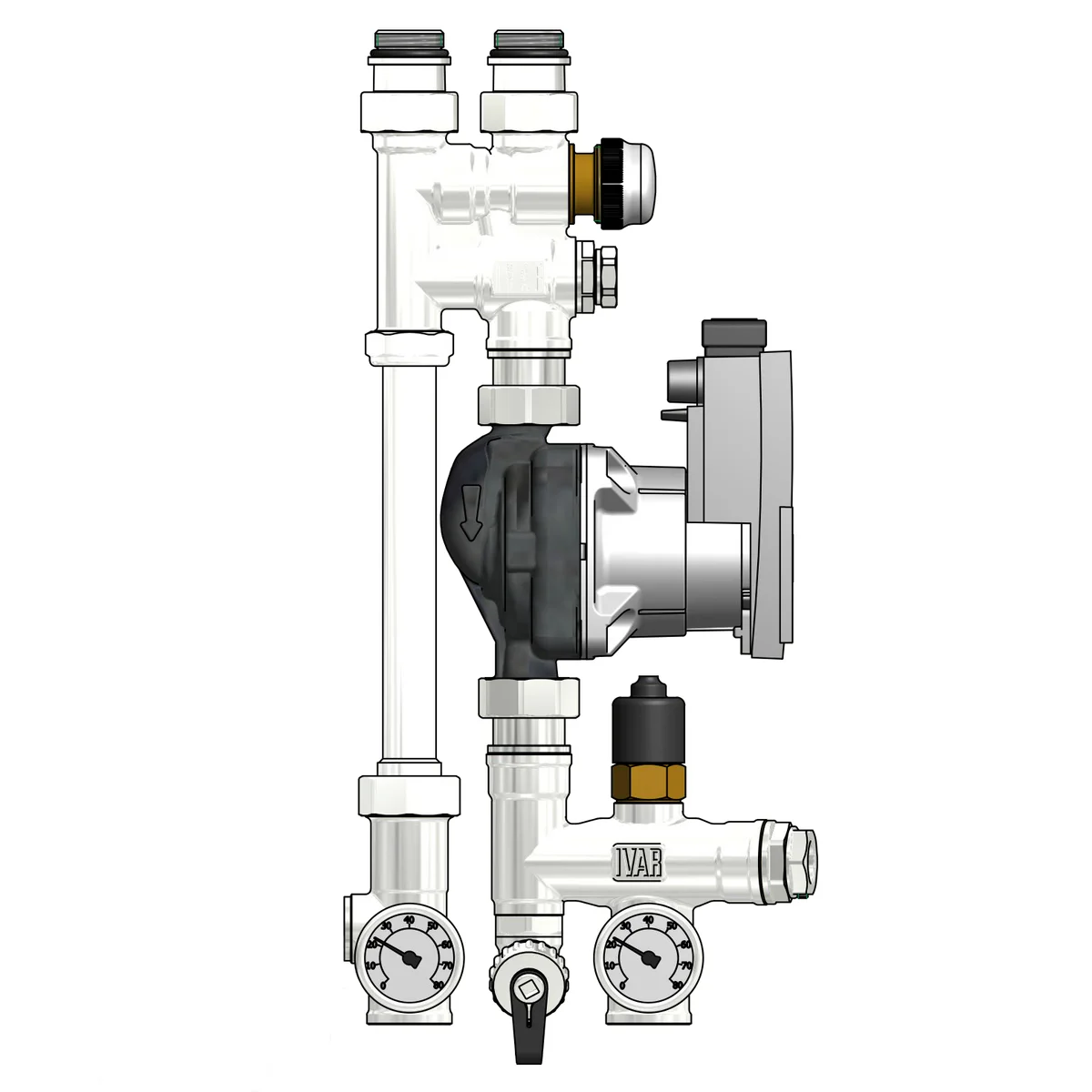 Begetube Kit multimix eco LT met pomp begetube (ex 287300011) 287350012