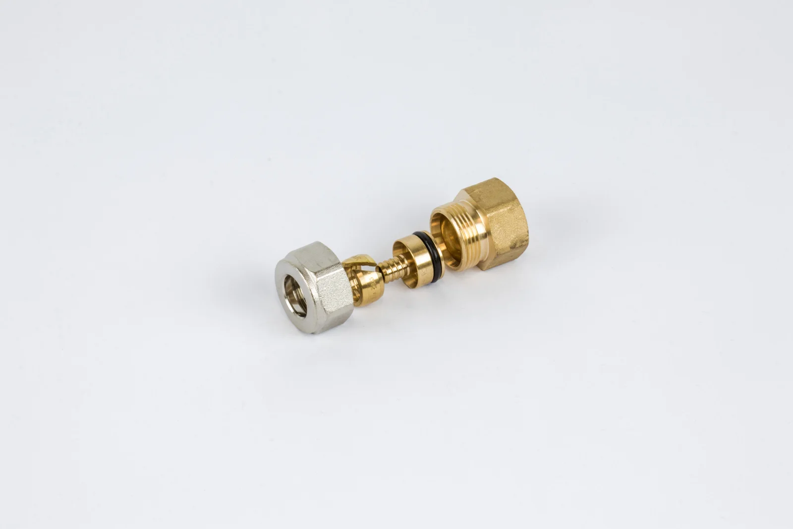 Begetube Aansluitnippel Begetube 1/2" 24mm messing 301012606