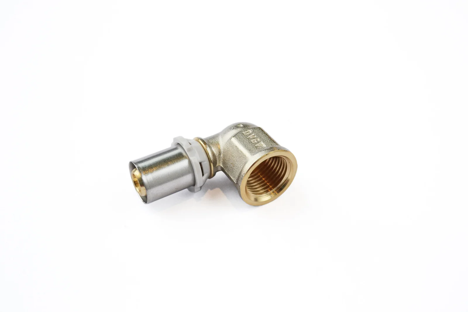 Begetube Persovergangsknie messing 20/2mm x 3/4" F 90° (drink)water Begetube Alpex 318012835