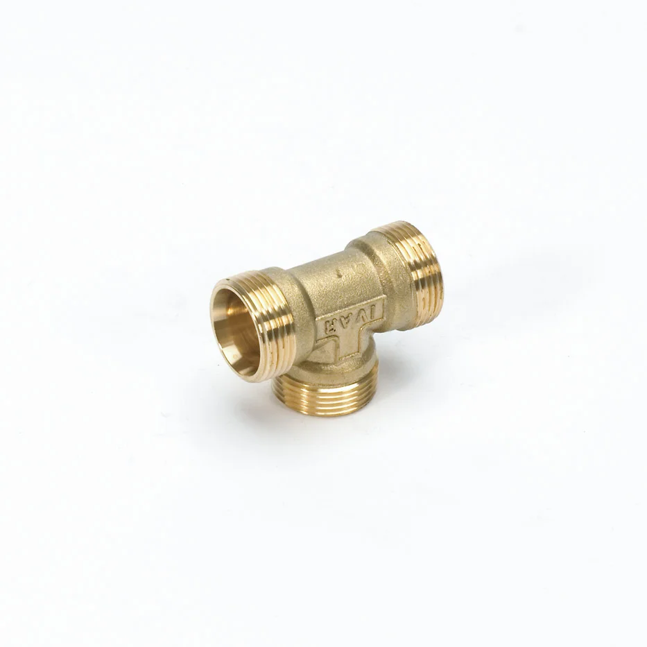 Begetube Draadverloop-T messing 24mm x 1/2" x 24mm MFM Begetube 320265252