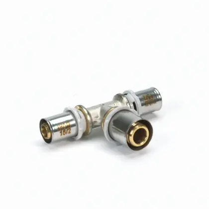 Begetube Persverloop-T messing 26/3x32/3x26/3mm FFF (drink)water Begetube Alpex 328665656