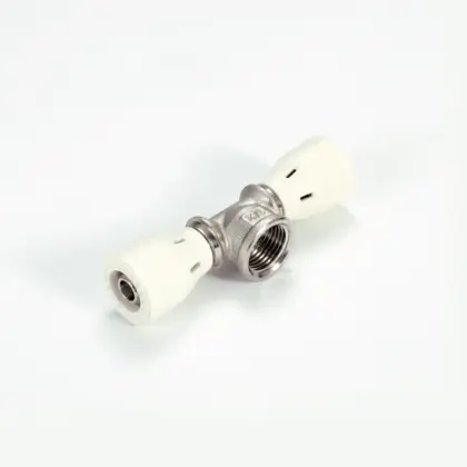 Begetube Steekovergangs-T-stuk kunststof 20 x 3/4" x 20 F (drink)water Begetube Alpex 339283535