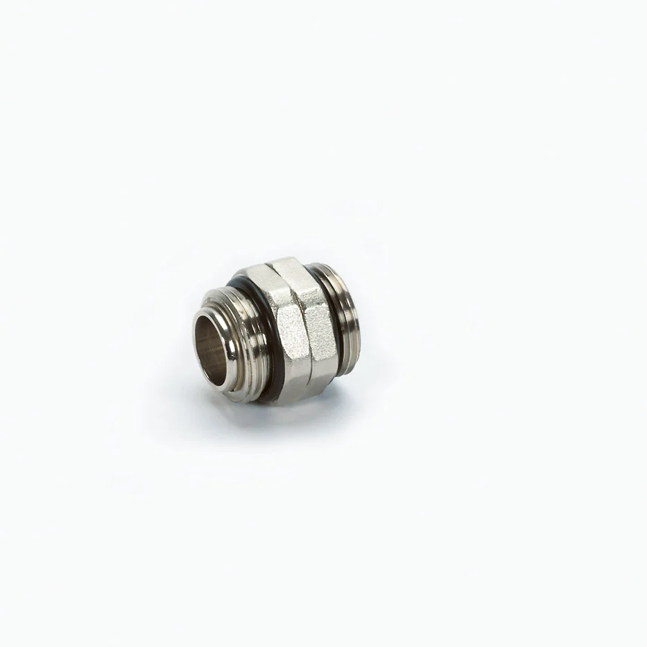 Begetube Dubbel nippel verchroomd union 1 Mx1 M met o-ringen begetube 400001145