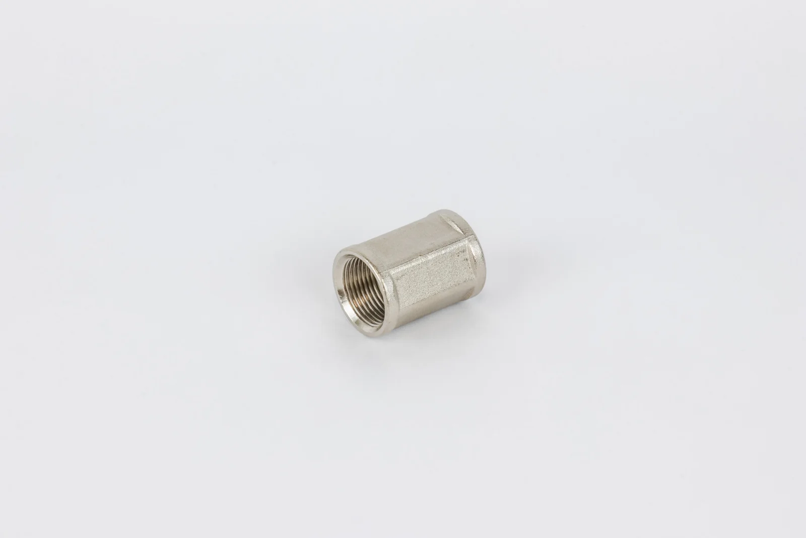 Begetube Draadmof messing vernikkeld 1" FF Begetube 400003030