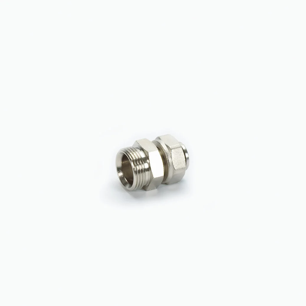 Begetube Demonteerbaar overgangstuk M24 x 3/4 EK vernikkeld met o-ring 400005557