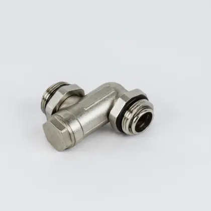 Begetube Verchroomde concentrische nippel 1M x 1M met o-ringen 400021111