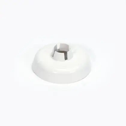 Begetube Enkele afdekrozet wit 15-16mm begetube 611001115