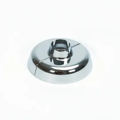 Begetube Afdekrozet enkel diam. 15/16 mm chroom begetube optima 611002115