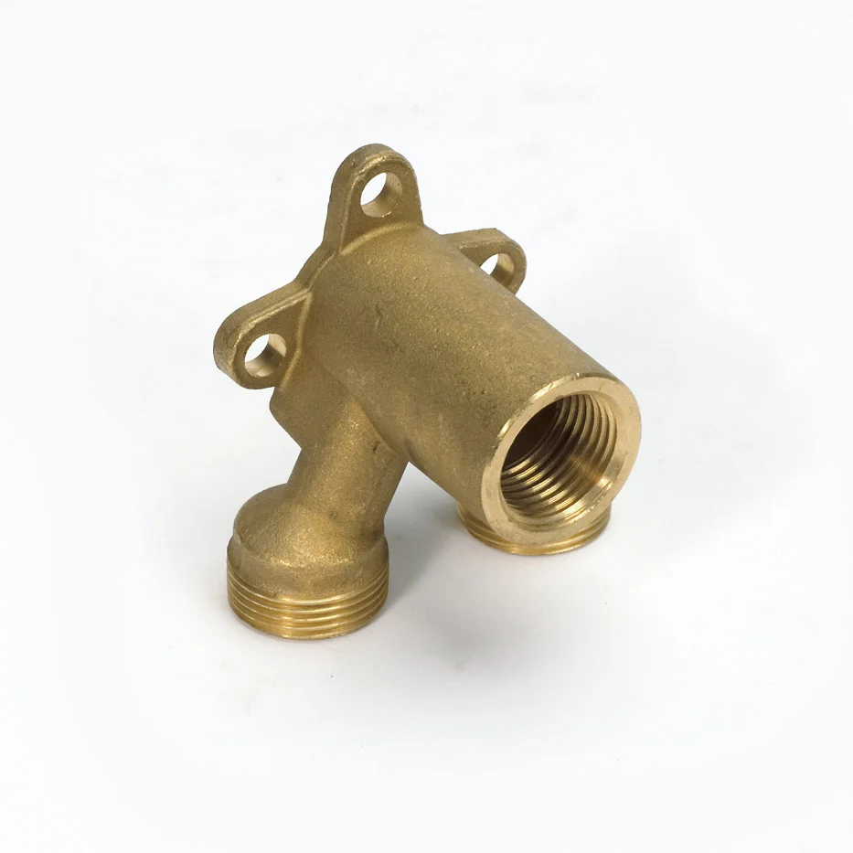 Begetube Muurplaat Begetube messing doorlopend haaks 3/4"/1/2" 613262052