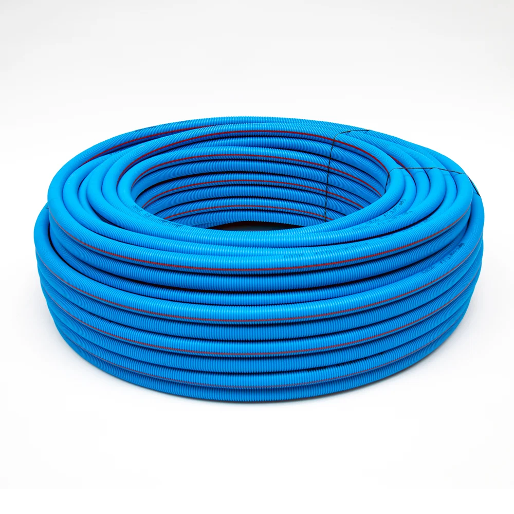 Begetube Meerlagenbuis met mantelbuis Begetube Alpex Flex TWIN 16x2mm blauw flexibel 50m 822170050