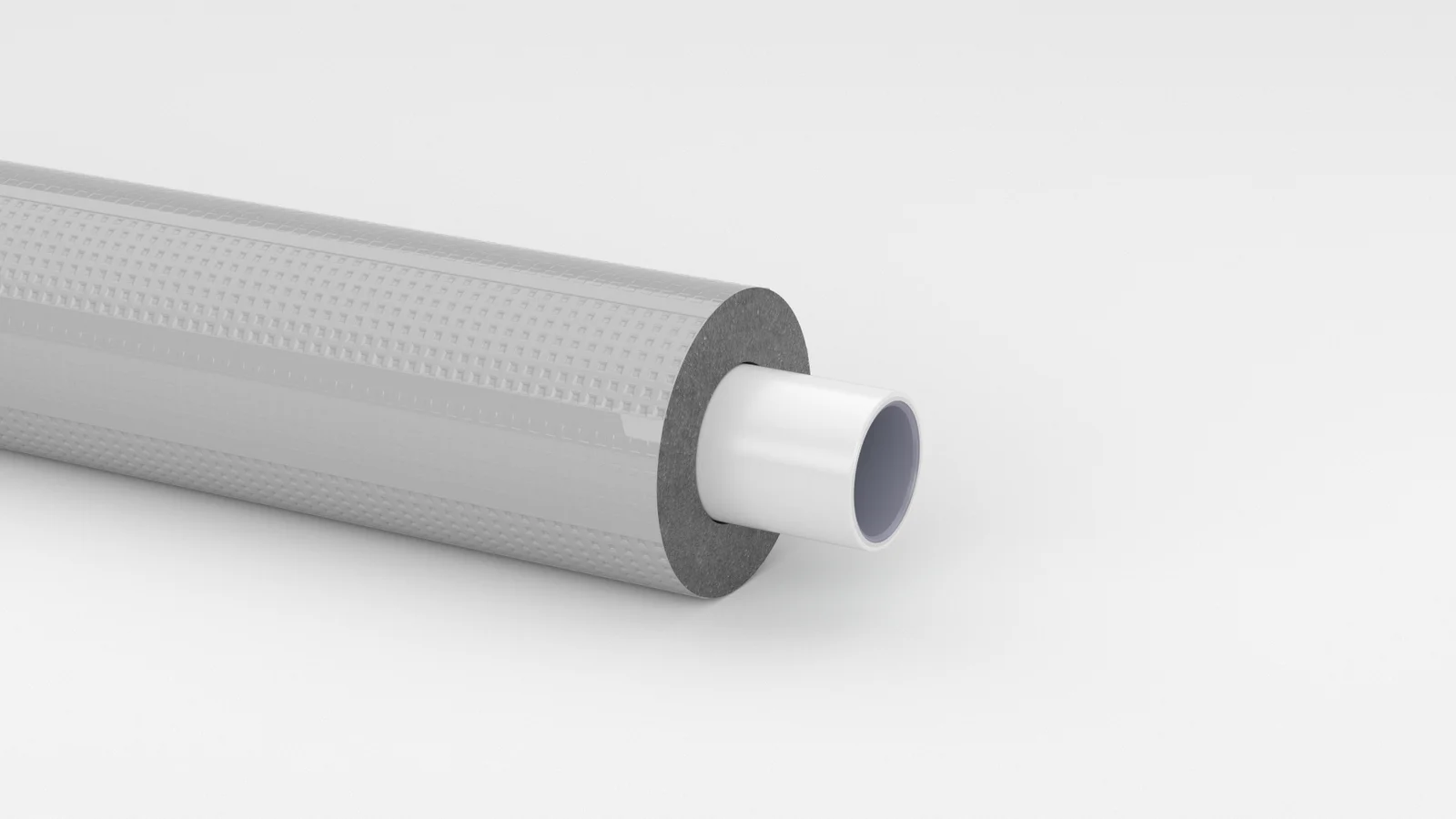 Begetube Geïsoleerde meerlagenbuis 13 mm Begetube Alpex duo XS 32x3mm grijs flexibel 25m 83732117