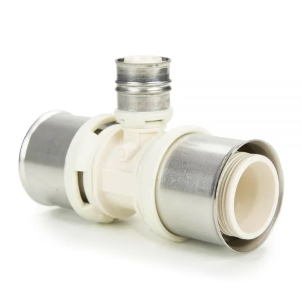 Begetube Persverloop-T kunststof 63/4.5x50/4x63/4.5mm FFF (drink)water Begetube ALPEX L PPSU 88463390