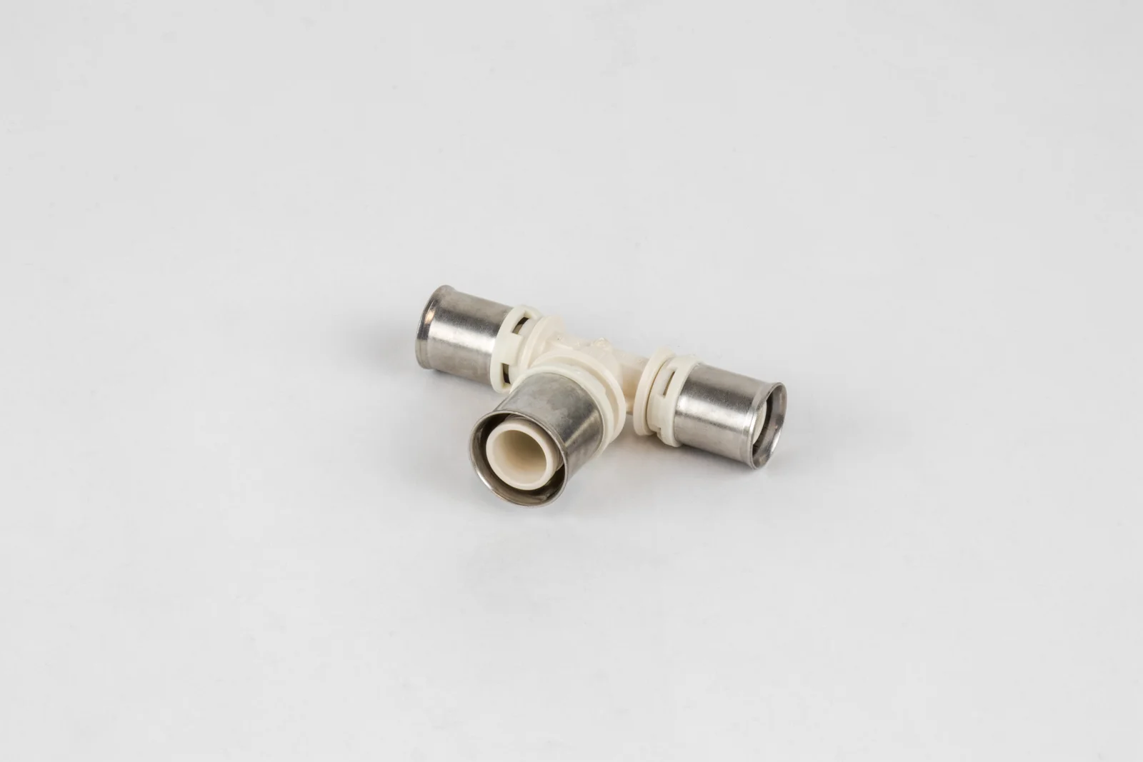 Begetube Persverloop-T kunststof 16/2x20/2x16/2mm FFF (drink)water Begetube Alpex PPSU 88616350
