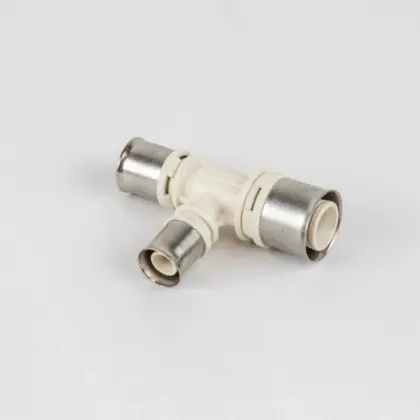 Begetube Persverloop-T kunststof 26/3x16/2x20/2mm FFF (drink)water Begetube Alpex PPSU 88626335
