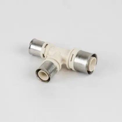Begetube Persverloop-T kunststof 26/3x20/2x20/2mm FFF (drink)water Begetube Alpex PPSU 88626355