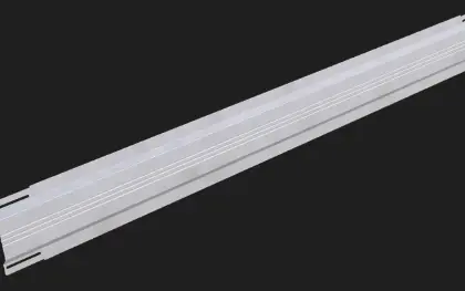 BluBase 500630 Blubase Connect achterplaat landscape (paneellengte 1663-1778 mm) - alu