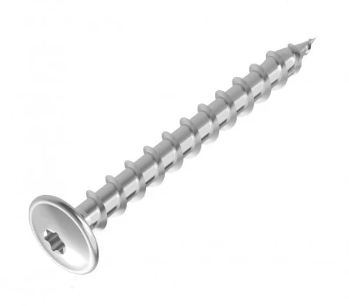 BluBase 900210 Blubase schotelkopschroef Torx 8 x 60 mm (doos 100st) - inox - prijs per stuk