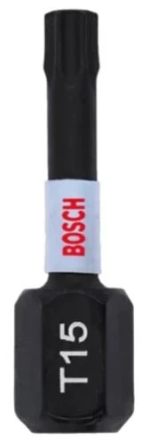 Bosch Impact Control bit T15 25 mm - prijs per set van 2 stuks 2608522473